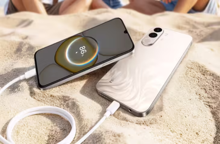 50MP कैमरा और&nbsp;8000mAh बैटरी के साथ लॉन्च हुआ नया&nbsp;Realme C100x, कीमत जान फौरन बना लेंगे खरीदने का मन&nbsp;