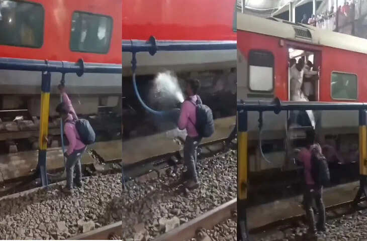 ट्रेन छूटने पर यात्री का गुस्सा वायरल, वीडियो देखकर लोग चौंक गए