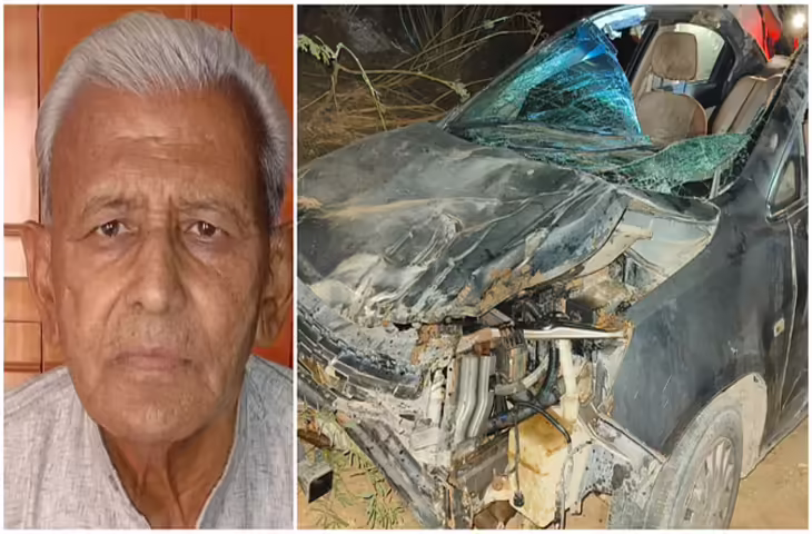 Barmer में कार के सामने अचानक आ गया ऊंट, टकराने से उड़ गए परखच्चे, एक की हुई दर्दनाक मौत दूसरा घायल