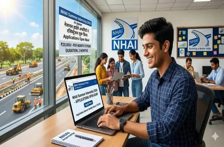 NHAI Internship 2026: BE/BTech से MBA तक के छात्रों के लिए सुनहरा मौका, ₹20 हजार महीना स्टाइपेंड; ऐसे करें आवेदन