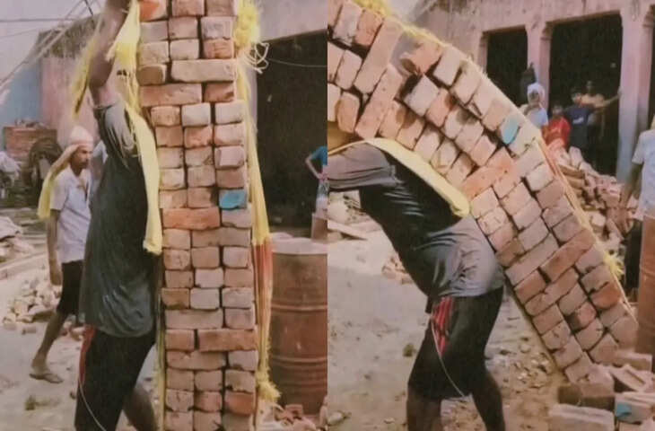 ना मशीन, ना मदद... अकेले मजदूर ने कर दिखाया ऐसा काम कि Video देखकर उड़ जाएंगे होश