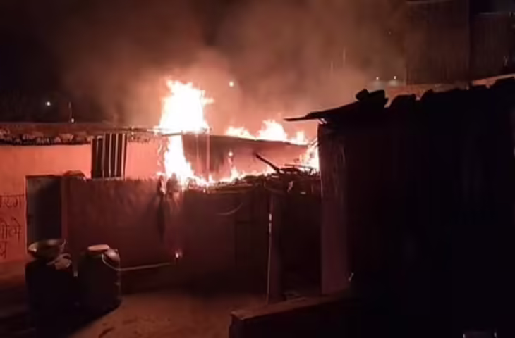 Ajmer में आग बनकर बरसी शादी समारोह में की गई आतिशबाजी, भयंकर अग्निकांड से लाखों का नुकसान