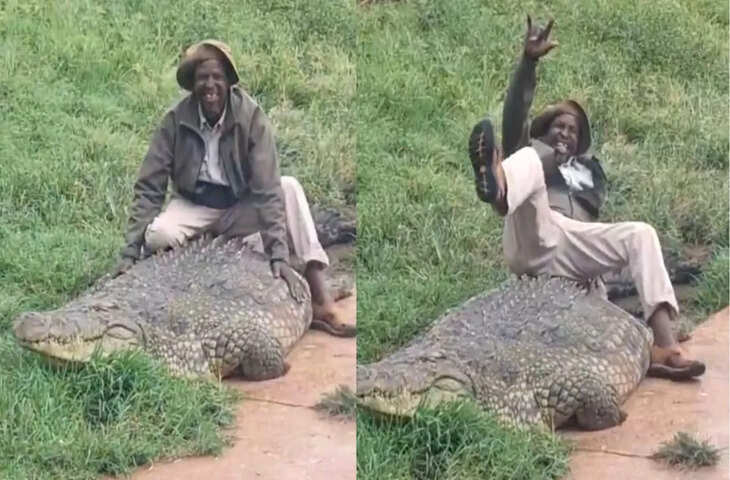 रौंगट खड़े कर देने वाला वीडियो: विशालकाय पानी के दैत्य के ऊपर बैठा युवक, देखकर काँप जाएगी रूह&nbsp;