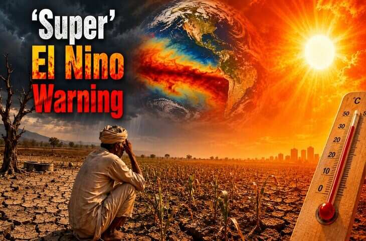 Super El Ni&ntilde;o: दुनिया पर मंडरा रहा भीषण गर्मी और सूखे का खतरा, भारत में कम बारिश से बढ़ सकती हैं मुश्किलें