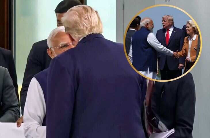 16 महीने के बाद&nbsp;G7 Summit में मिले PM मोदी और डोनाल्ड ट्रंप! गर्मजोशी से लगाया गले, देखे वीडियो&nbsp;