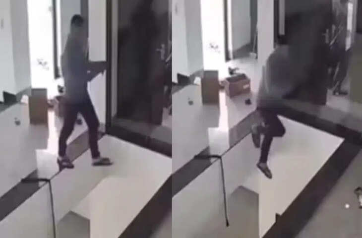 अचानक शख्स के साथ हुआ ऐसा हादसा, वीडियो देख थम गई लोगों की सांसें; X पर वायरल हुआ क्लिप