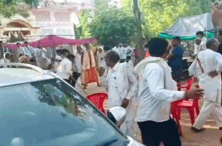 अलवर में श्रीमद्भागवत कथा के दौरान हिंसा: श्रद्धालुओं पर लाठी-डंडों से हमला, एक्सक्लूसिव फुटेज में देंखे 14 लोग घायल
