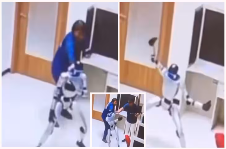 ऑफिस में बेकाबू हुआ ह्यूमनॉइड रोबोट! साथियों पर किया हमला, इंडोनेशिया का वीडियो 10 करोड़ से ज्यादा बार देखा गया
