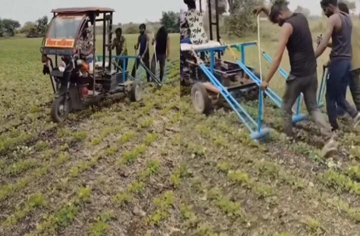 वायरल वीडियो में दिखा अनोखा जुगाड़, लोग बोले- &lsquo;ये टिर्री तो सबकी नौकरी ले लेगा!&rsquo;