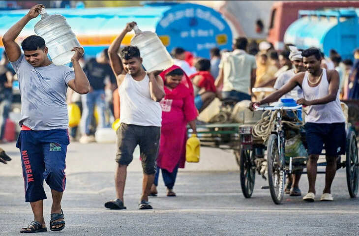 4 दिन से नल सूखे, 3 लाख से ज्यादा आबादी पानी को तरसी; बूंद-बूंद के लिए परेशान लोग