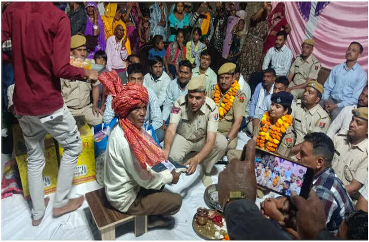 नारायणपुर पुलिस का इंसानियत का उदाहरण: सफाईकर्मी की बेटी की शादी में भराई मायरा