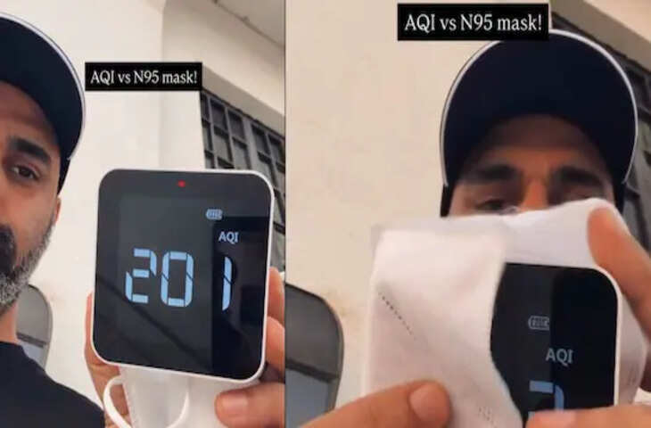 क्या&nbsp;दिल्ली NCR के प्रदूषण से N-95 मास्क कर सकता है आपकी रक्षा, शख्स ने वीडियो में दिखाया लाइव प्रयोग&nbsp;