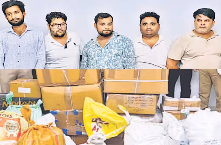 गाजियाबाद में नकली सप्लीमेंट और स्टेरॉयड गिरोह का भंडाफोड़, 5 गिरफ्तार; नामी कंपनियों के लेबल लगाकर बेचते थे माल