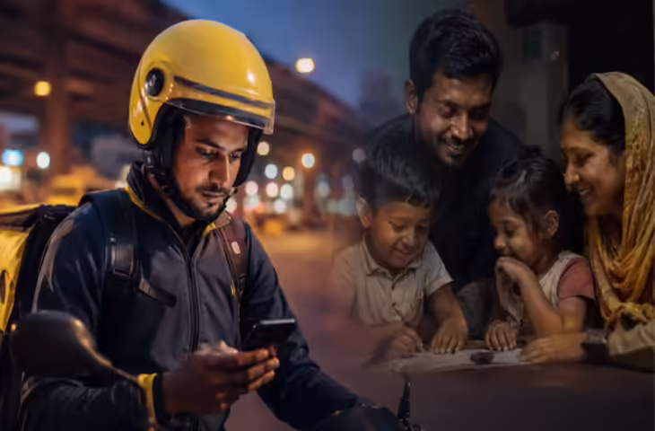 सुबह ऑफिस, रात में राइडिंग&mdash;5 घंटे की नींद में परिवार के लिए जूझता शख्स, कहानी कर देगी भावुक
