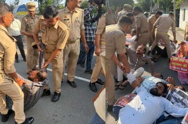 डिप्टी CM केशव प्रसाद मौर्य के आवास पहुंचे शिक्षक भर्ती अभ्यर्थी, आरक्षण विसंगतियां दूर करने की मांग