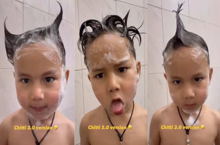 नन्हे बच्चे का टैलेंट देख लोग हुए हैरान, वायरल वीडियो देख यूजर्स बोले - '&lsquo;चिट्टी 2.0'