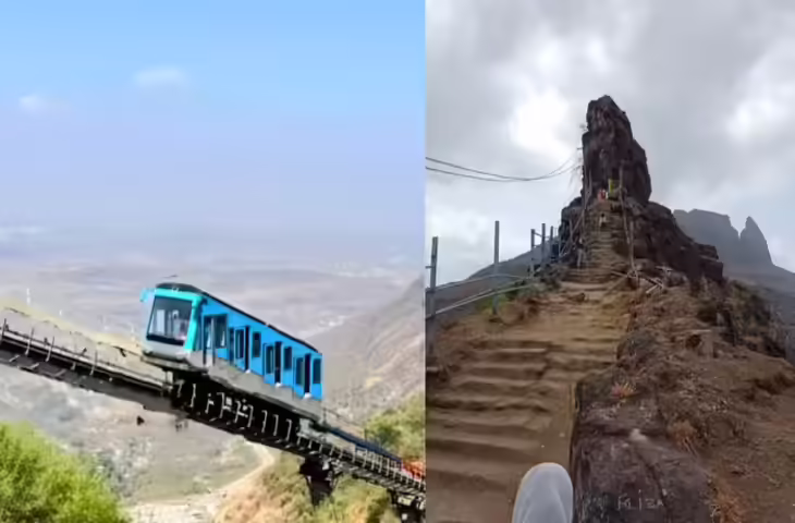 कल्याण के श्री मलंगगढ़ में शुरू हुई 1.2 किलोमीटर लंबी फ्यूनिकुलर सेवा, तीर्थयात्रियों को मिली बड़ी राहत