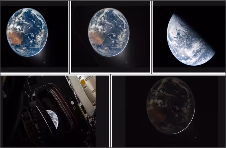 अंतरिक्ष इ कैसी दिखी है धरती ?&nbsp;आर्टेमिस-2 के अंतरिक्ष यात्रियों ने तस्वीरों में दिखाया अद्भुत नजारा&nbsp;