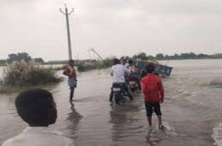 गंगा-रामगंगा नदियों के जलस्तर में वृद्धि जारी, शाहजहांपुर और आसपास के कई गांव बाढ़ की चपेट में