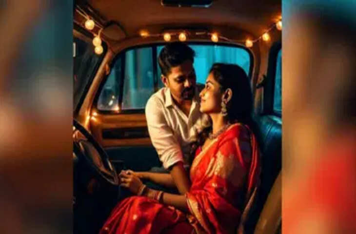 प्यार की अनोखी मिसाल: बीवी के पैरों से कार पर लगवाई छाप फिर&nbsp;गोद में उठाकर बैठाया अंदर, यहाँ देखे क्यूट मोमेंट वाला वीडियो&nbsp;