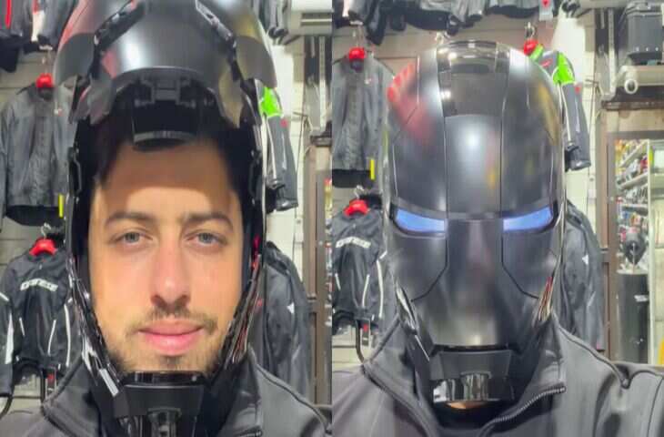 यूनिक हेलमेट ने मचाई धूम! वीडियो को मिले 1.6 मिलियन लाइक्स, लोग कह रहे वाह क्या क्रिएटिविटी है