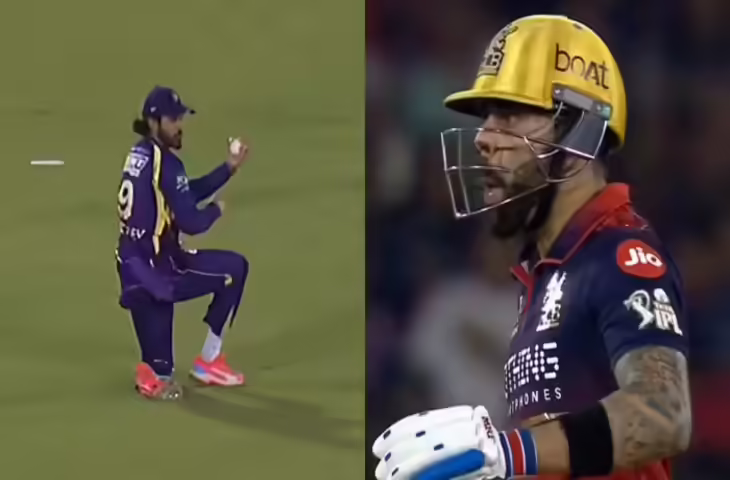 IPL 2026: मनीष पांडे ने पकड़ा &lsquo;कैच ऑफ द सीजन&rsquo;, विराट कोहली का मुंह खुला रह गया