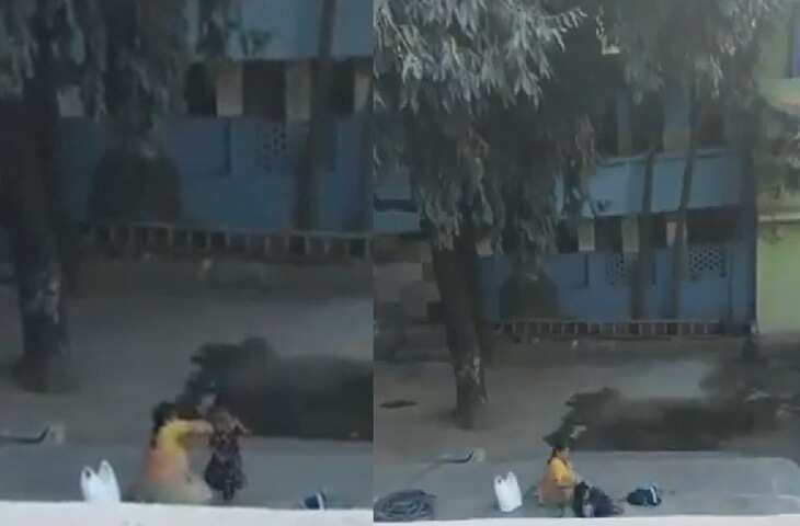 हैदराबाद में नर्सरी बच्ची के साथ मारपीट! महिला अटेंडेंट ने जमीन पर लिटाकर की पिटाई, देखे वायरल वीडियो&nbsp;