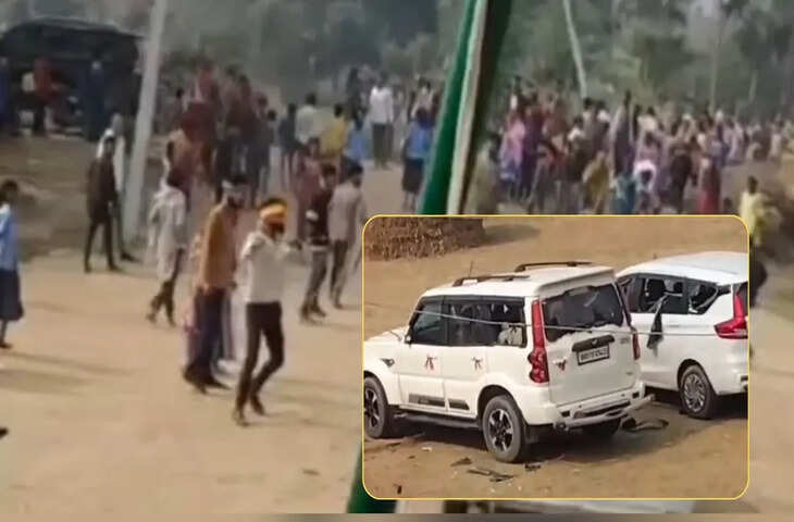 26 जनवरी पर जलेबी को लेकर भारी बवाल, जान बचाकर भागे मुखिया जी; कई गाड़ियों के तोड़े शीशे