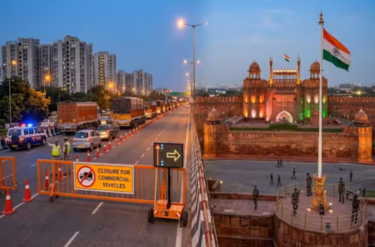 Delhi Traffic Advisory:&nbsp;लाल किले के आसपास कई रास्ते रहेंगे बंद, जानें कौन से रूट कब खुलेंगे और कहां से जाएं​​​​​​​