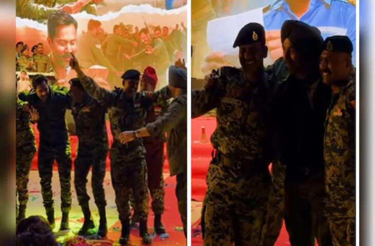 दिल को बहुत सुकून मिलता है जब देश के वीर जवानों को हंसते मुस्कुराते देखते, वीडियो वायरल