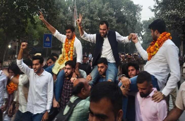 DUSU Election Results Live 2026: पहले राउंड में ABVP को बढ़त, दो पदों पर निर्दलीय आगे; NSUI के उम्मीदवार पीछे