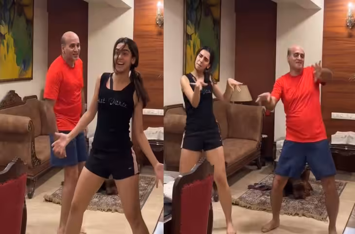 पिता-बेटी की जोड़ी ने मचाया धमाल! 'बदतमीज दिल' गाने पर डांस वीडियो सोशल मीडिया पर वायरल​​​​​​​