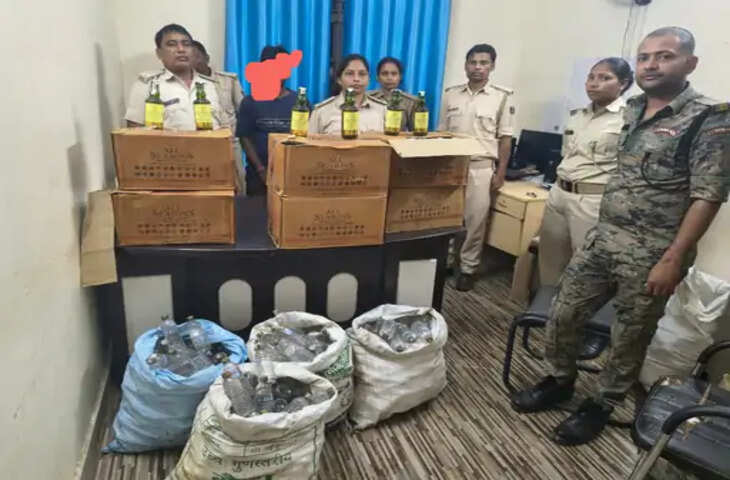 दरभंगा में मद्यनिषेध विभाग की बड़ी कार्रवाई, 1557 लीटर से अधिक शराब जब्त; तीन गिरफ्तार