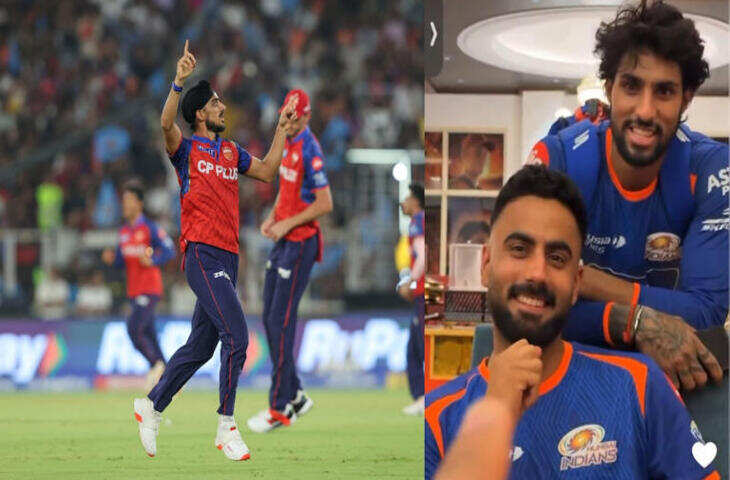 अर्शदीप के &lsquo;अंधेरे&rsquo; वाले कमेंट का मुंबई इंडियंस ने दिया मजेदार जवाब, तिलक वर्मा का वीडियो वायरल