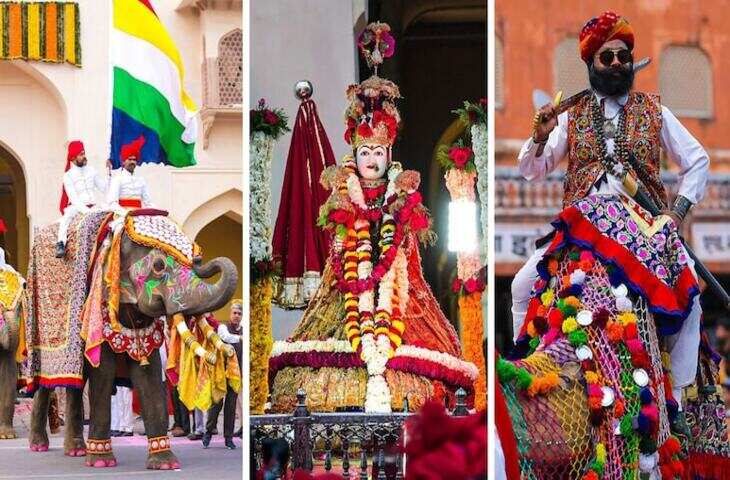 जयपुर में गणगौर की धूम, गणगौर माता की शाही सवारी ने बिखेरा भक्ति और परंपरा का रंग