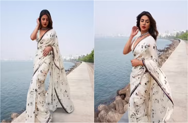 अगर साधारण सफेद साड़ियों में प्रिंट डिज़ाइन के साथ दिखना है खूबसूरत तो यह टिप्स आयेंगे&nbsp;काम&nbsp;