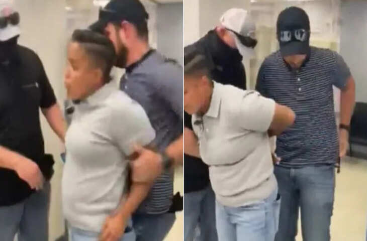 अमेरिका से वायरल हुआ वीडियो, ICE एजेंट्स ने महिला अधिकारी को हथकड़ी पहनाई, सोशल मीडिया पर मचा हंगामा