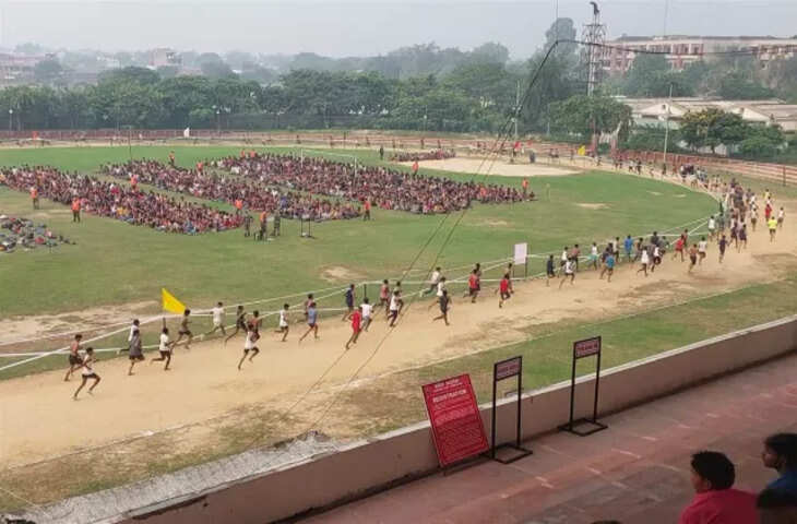 चक्कर मैदान में तीन दिवसीय अग्निवीर सेना भर्ती रैली का शुभारंभ