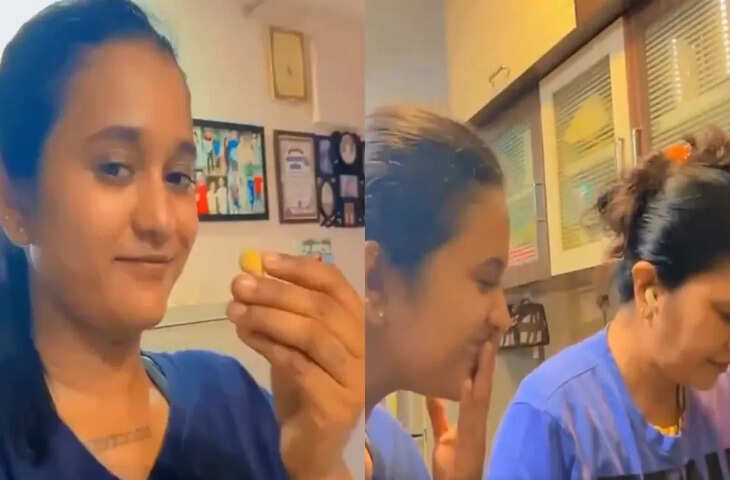 बेटी को मां के साथ प्रैंक करना पड़ गया भारी, वायरल वीडियो में अंजाम देख नहीं रुकेगी आपकी हंसी&nbsp;