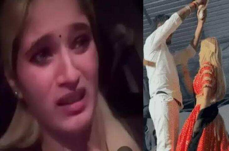 हरियाणवी डांसर डिंपल चौधरी पर हमला, बुलंदशहर में कार का शीशा तोड़ा; वीडियो में जाने पुलिस कार्रवाई पर उठाए सवाल