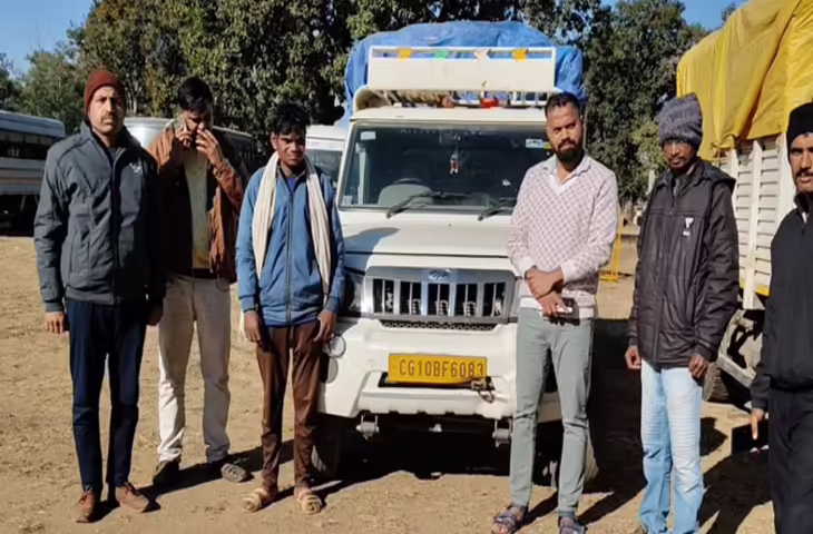 एमपी से अवैध रूप से धान लाकर छत्तीसगढ़ में खपाने की कोशिश, पकड़ा गया तस्कर
