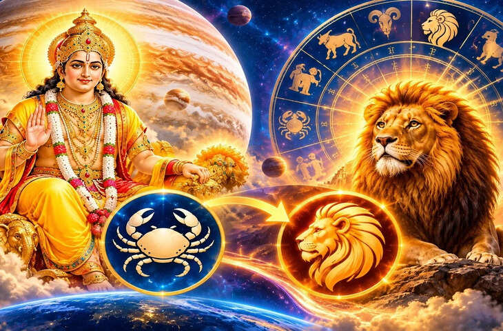 गुरु गोचर 2026: 31 अक्टूबर को सिंह राशि में जाएंगे देवगुरु बृहस्पति, इन राशियों के लिए अहम रहेगा बदलाव