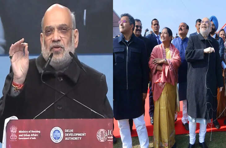 &lsquo;साइमन गो बैक&rsquo; लिखी पतंग उड़ाकर अंग्रेजों को दिखाई थी ताकत&rsquo;, अंतरराष्ट्रीय पतंग महोत्सव में बोले गृह मंत्री अमित शाह