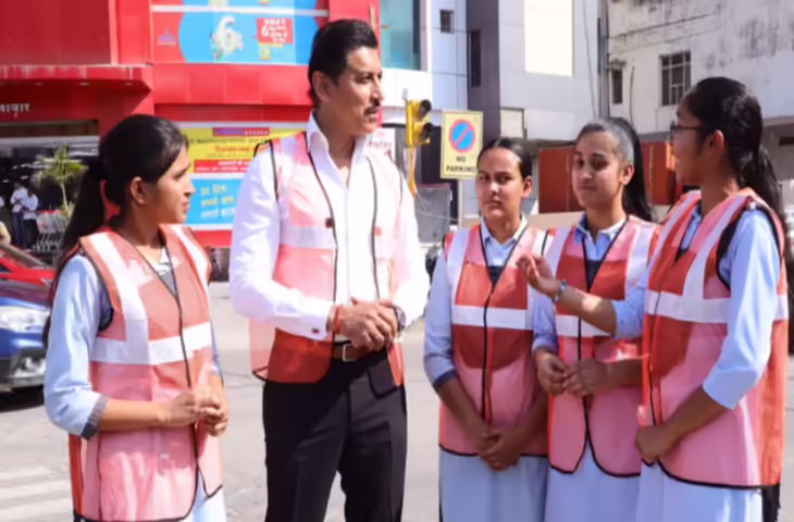 झोटवाड़ा विधानसभा क्षेत्र में यातायात नियंत्रण के लिए नई पहल, ग्यारहवीं कक्षा के छात्रों को जिम्मेदारी