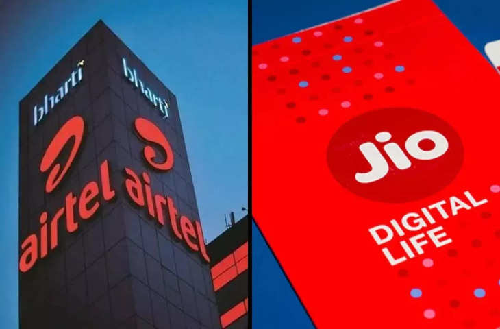 These are Jio and Airtel. प्रीपेड प्लान्स, झ