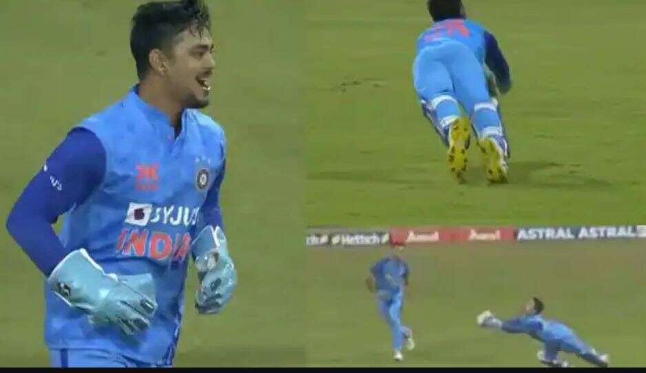 ishan kishan take good catch of charith asalanka111111