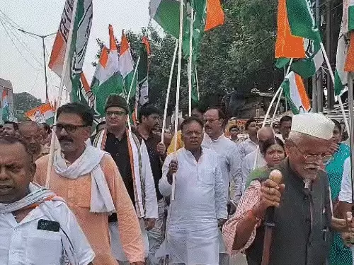 बिहार कांग्रेस आज निकालेगी विरोध मार्च, मुख्य चुनाव आयुक्त ज्ञानेश कुमार के फैसलों और मतदाता सूची को लेकर जताया विरोध