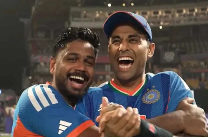 &ldquo;रुलाएगा क्या पगले...' मैच के दौरान&nbsp;Sanju Samson और कप्तान सूर्या ने की मस्ती, वीडियो वायरल&nbsp;