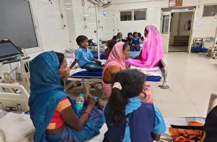 एल्बेंडाजोल की गोली खाने के बाद 7 बच्चों की तबीयत बिगड़ी, उल्टी-चक्कर की शिकायत; जिला अस्पताल में भर्ती