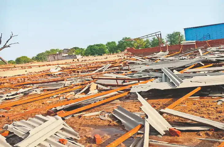 Jhunjhunu ट्रंक की चपेट में आने से 285 बिजली के खंभे गिरे, 82 ट्रांसफार्मर धराशायी